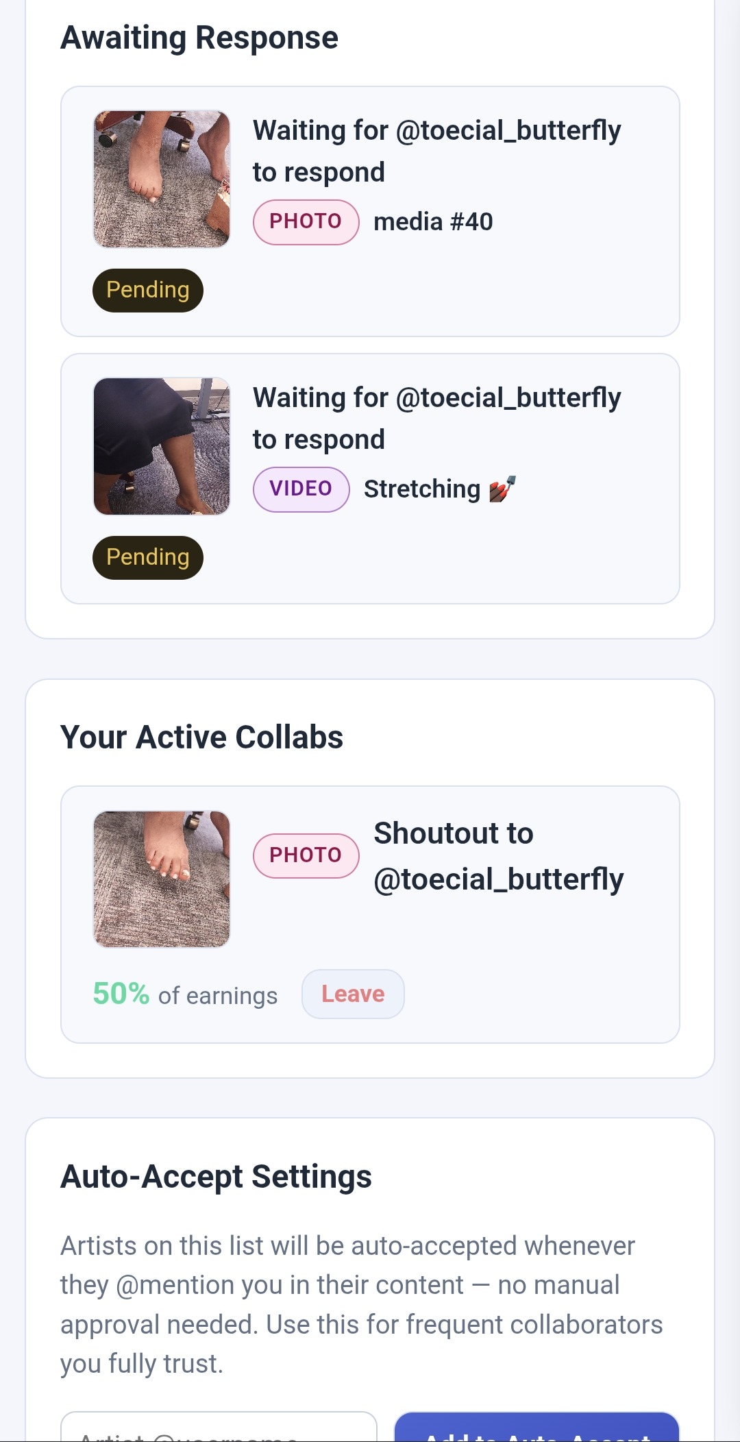 Responsive examples of Toecial community tools and collabs on mobile, tablet, and desktop.